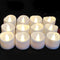 Flickering Flameless LED Tealight Candles with Timer, 12 Pack Battery Votive Candles for Home Decoration, Warm White (6