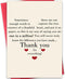LiuuLi Thank You Card with Envelope, Gratitude Card,Thoughtful Appreciation Gift for Friend, Teacher,