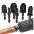 HVAC Swage Tool Set, Boring Drill Bits, Air Conditioner Copper Tube Expander, Swaging Tool Drill Bit Set