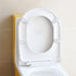 Cauaoa 8Pcs Set, Transparent Toilet Seat Bumper Silicone Strong Adhesive Toilet Seats Lid Bumpers, Toilet Seat Buffers