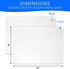 Small White Board, 9 x 12 Dry Erase Board, 6 White Board Dry Erase, Double Sided White Board, Lapboard, Small Dry Erase Board for Kids, Office and Classroom by Ultimate Stationery