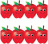 Hygloss Products Happy Apples Die-Cut Bulletin Board Border - 12 Pack