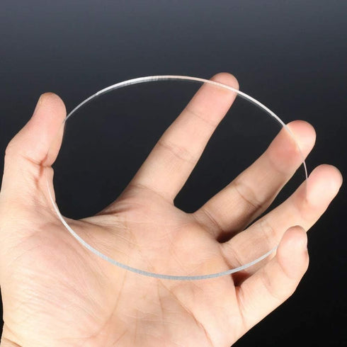 MEYA Clear Acrylic Discs, 25PCS, 1/12" Thickness (Dia 0.5")