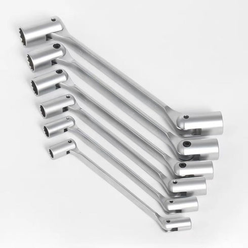 FLZOSPER 12 Point Metric 12 14mm Double Flexible Socket Wrench