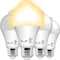 AmeriTop Motion Sensor Light Bulb- 4 Pack, 10W(60W Equivalent) 806lm Motion Activated
