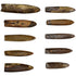 10pcs Paleontology Belemnite Specimen Science Ornament for Laboratory Supply