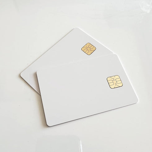 XCRFID AT24C64 64K 7816 Programmable 10pcs Chip Smart IC Card with EEPROM Memory ISO White Blank PVC Card by