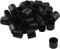 Antrader 32 Pcs Black Plastic Furniture Chair Leg Caps PVC Plastic Feet