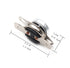 Xiaoyztan 5Pcs 120 Celsius Normally Closed Thermostat Disc, 250V 10A Temperature Control Switch