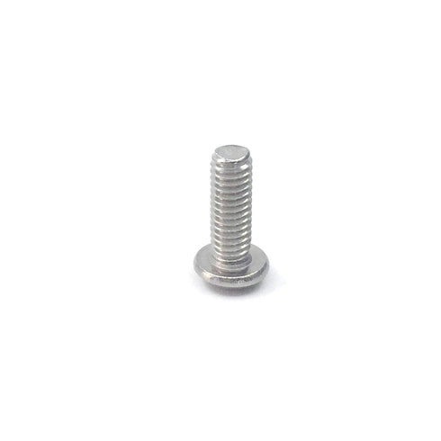 M4-0.7 x 12mm Button Head Hex Socket Cap Screws, 304 Stainless Steel, Full Thread, Plain Finish, Metric Thread Hex