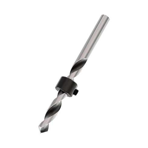 3PCS Drill Stop Bit Collar Set (16mm), Carbon Steel Adjustable Depth Split Positioner Ring
