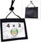 Nylon Neck Wallet Badge Holder with Lanyard - 4 X 3 Credential & Travel Badge Holder with 3 Pockets by Specialist ID