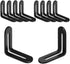10 1 9/10" Pcs Adjustable L-Shape Corner Brace with Slot, Metal Connector Slidable Slotted Joint Right Angle Bracket