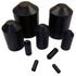 Electriduct 1.5" Heat Shrink End Cap Adhesive Lined Waterproof Insulation Terminal Seal - 10 Pieces, Black