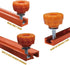 O'SKOOL T-Track Knob Kit with 5/16-18 Knobs, T-Bolts, and Washers for Woodworking Jigs and Fixtures, 10 Pack