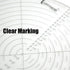 Acrylic Round Center Finder Compass, 10inch Clear Tool for Center Woodworking Drawing Circles, Wood Turning Lathe