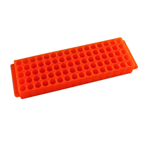 Polypropylene Microcentrifuge PCR Tube Rack, 80-Well,Assorted Colors, Pack of 5