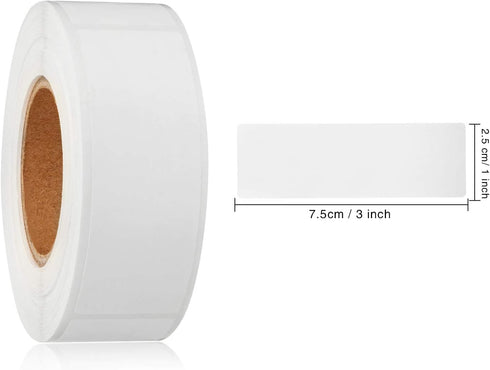 Leinuosen Removable Food Labels Stickers, 1 x 3 Inch Storage Tapes for Refrigerator Freezer (300 Pieces)