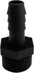 20 pcs 3/8" Barb x 1/2" NPT Male Connector - Plastic Hose Barb Fitting, Adapter for Industrial Hose Barb to Pipe