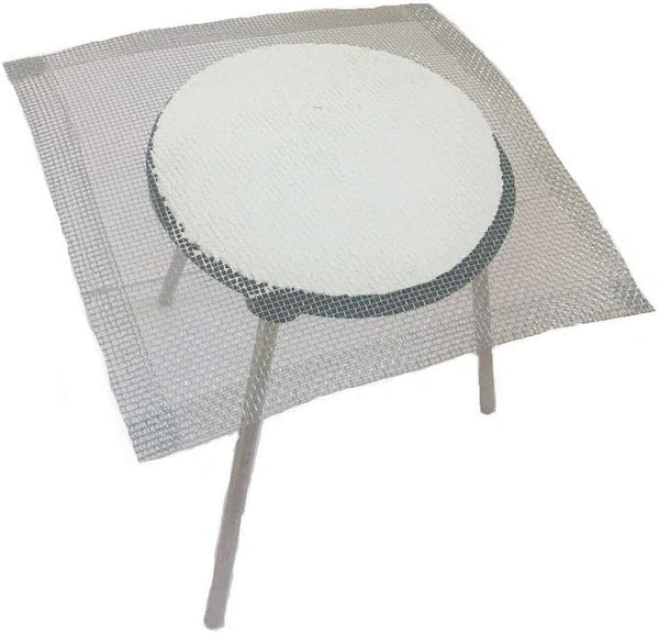 Lab Bunsen Burner Tripod Stand with Mesh Screen, 6 Inch and Removable Legs for Heating Soldering