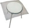 Lab Bunsen Burner Tripod Stand with Mesh Screen, 6 Inch and Removable Legs for Heating Soldering