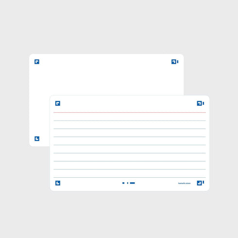 Flash 2.0-3x5 Flashcards/Index Cards - 80ct White