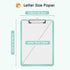 Bulk Plastic Clipboards 6 Pack - Teal Clip Board 8.5x11 for Classroom, Students, A4 Size 9" x 12.5" with Low Profile