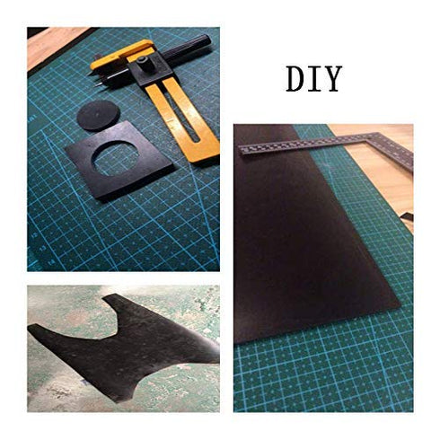 NABOWAN Solid Rubber Strip, 1/8" Thick x 1" Wide x 240" Long, Thin Neoprene Rubber for DIY Gasket, Weather Stripping
