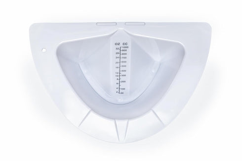 Graduated Specimen Collector Pans 32oz, Urine Measuring Container with Pour Spout, Durable for Healthcare & Home Use