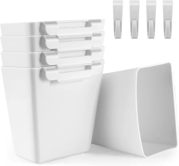 5 Pack Hanging Cup Holders, Multipurpose Rolling Cart Accessories Utility Cart Accessories
