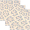 Leopard Print Sticky Notes Set of 3, Wildlife Animal Theme Design, Paper Memo Pad, Office Business School Supplies Gift
