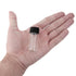 10ml Clear Glass Vials, 100PCS with Screw Caps & Plastic Stoppers, Leak-Proof Small Liquid Sample Vial
