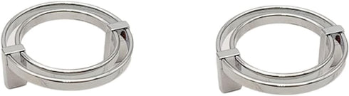 PILYON Furniture Knob 2 Pcs Single Hole Pull Ring Round Button Bedside Cabinet