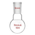 StonyLab 50ml Short Neck Round Bottom Flask, Borosilicate Glass Heavy Wall RBF with 24/40 Taper Outer Joint