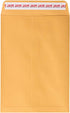 JAM PAPER 7 1/2 x 10 1/2 Open End Catalog Envelopes with Peel and Seal Closure, Brown Kraft Manila, 50/Pack
