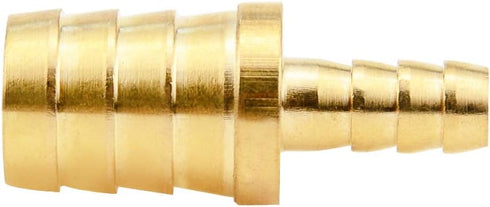 Beduan Brass Hose Barb Reducer, 5/8" to 3/8" Barb Hose ID, Reducing Barb Fitting Splicer Mender Union (Pack of 2)