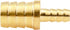 Beduan Brass Hose Barb Reducer, 5/8" to 3/8" Barb Hose ID, Reducing Barb Fitting Splicer Mender Union (Pack of 2)