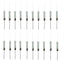 2.5A250V Fuse, T2.5A250V Fuse, 2.5A Fuse, 2.5AH250V, Ceramic Lead Fuse 5 * 20mm (20 Pcs)