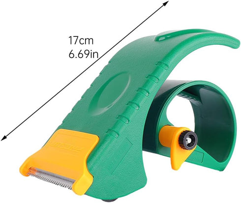 Professional Grade Packing Tape Dispenser,Heavy Duty Shipping Tape Dispenser,Packing Packaging Sealing Cutter,Works with Any Tapes Up to 2 Inches Wide on Standard 3" Cores