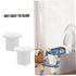 OUNONA 3pcs Toddler Toilet Seat Attachment Plastic Training Screws Potty Step Stool Sturdy and Decorative Easy