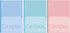 KOKUYO Campus Feels Flat Notebooks, Dot A 7mm Ruled, Semi-B5, 30 Sheets, 30 Lines, Pack of 3, Blue, Green and Pink,