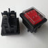 2Pcs KEDU HY12 4Pins Push Button Switch, AC 125/250/400V, Waterproof Rocker Switches for Electrical Appliances