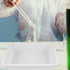 2pcs 9.2"x6.9"x2.7" ULTECHNOVO Deep Plastic Lab Tray, Acid & Alkali Resistant Spill Containment Trays, White Square