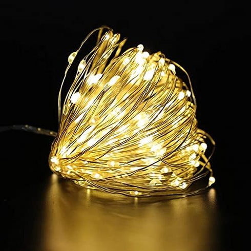 kkhouse 1M 2M 3M 5M 10M 1M 10Led) by Battery Copper Wire LED String Lights Christmas Decorations for Home New Year