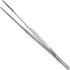 Thumb Dressing Forceps, Multipurpose Stainless Steel Tweezer, Serrated Tip Straight 12 Inch