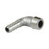 Quickun 304 Stainless Steel Hose Barb Fitting Elbow, 3/8" Barb x 1/4" Male 90 Degree Barbed Pipe Fitting