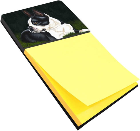 Carolines Treasures Boston Terrier Beauty Sticky Note Holder - Large Multicolor