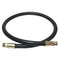 Apache 98398306 1/2" x 24" 2-Wire Hydraulic Hose Male x Male Assembly, Black