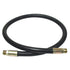 Apache 98398306 1/2" x 24" 2-Wire Hydraulic Hose Male x Male Assembly, Black