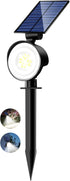 nipify 1 Pack Solar Spot Lights Outdoor Waterproof with 3 Modes, Solar